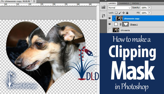 make clipping masks in Photoshop